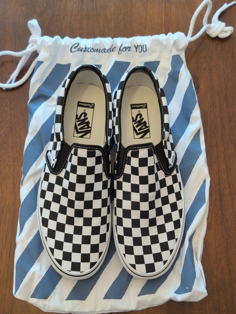 Vans Men's Custom Classic Slip-On Size 9 1/2 M - Picture 4 of 4